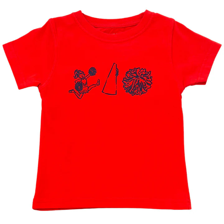 Short Sleeve Red/Black Cheer Trio