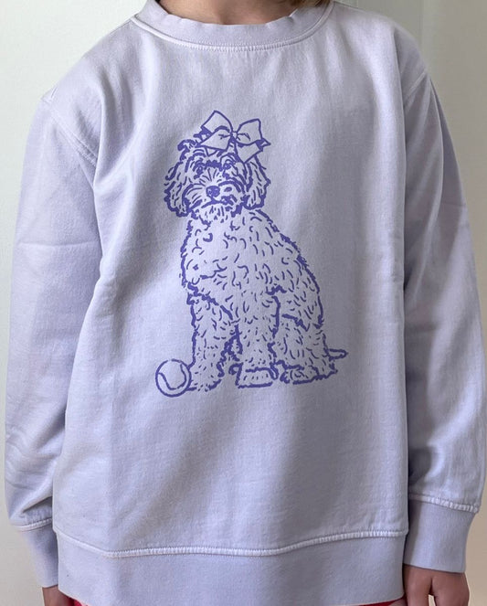 Light Purple Golden Doodle Sweatshirt