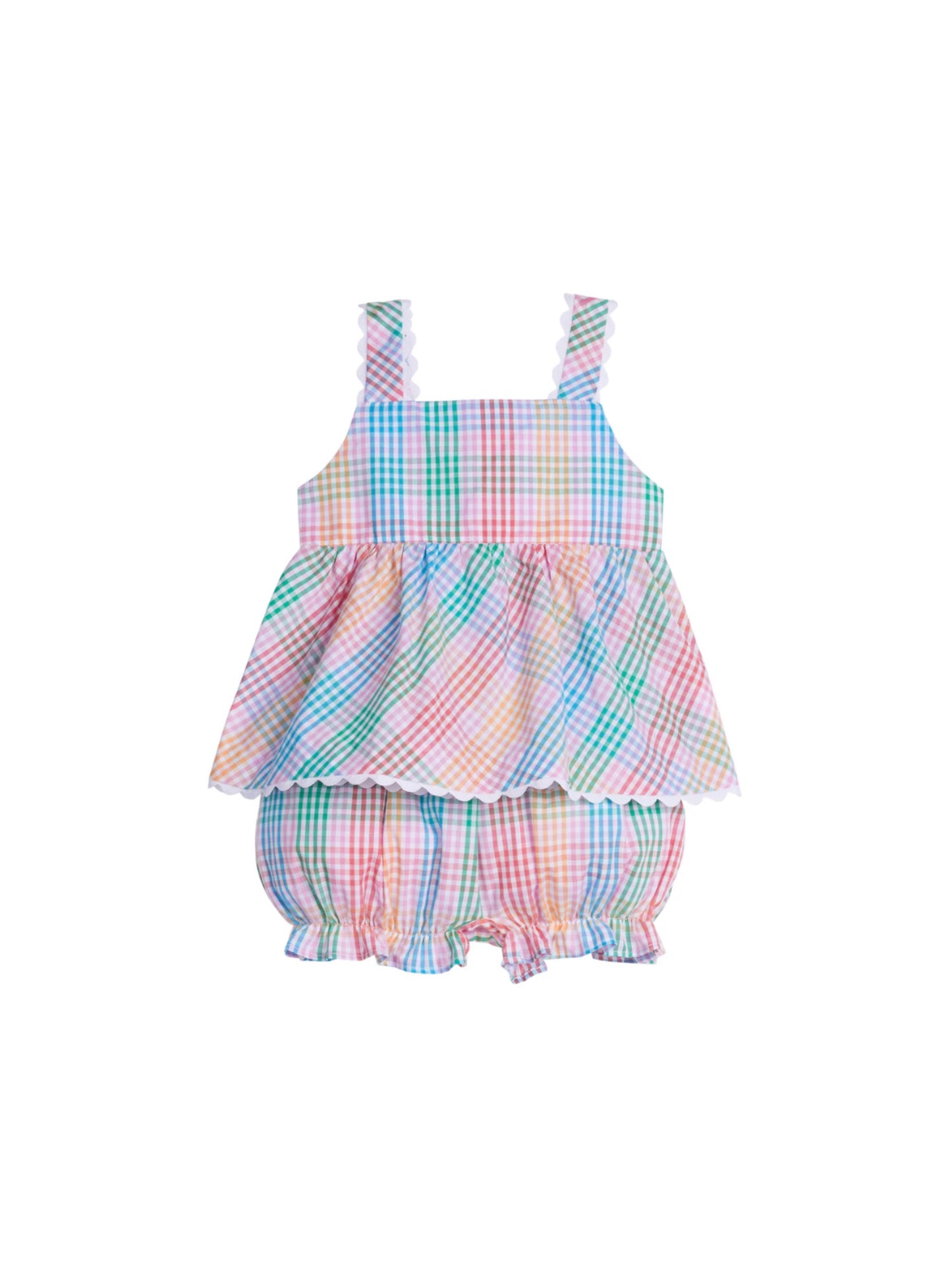 Evie Bloomer Set Preppy Plaid