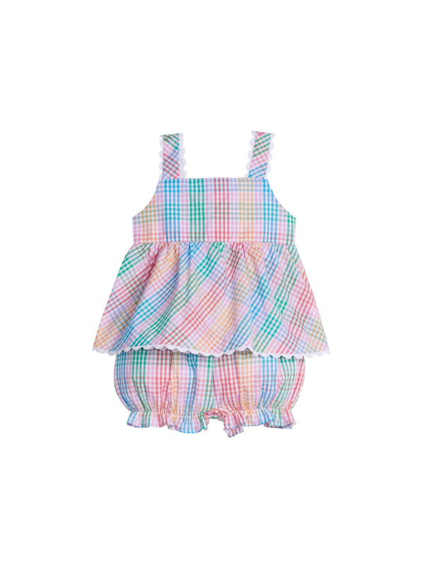 Evie Bloomer Set Preppy Plaid