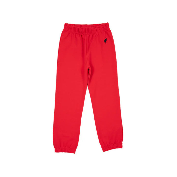 Gates Sweeney Sweatpants Richmond Red with Nantucket Navy Stork