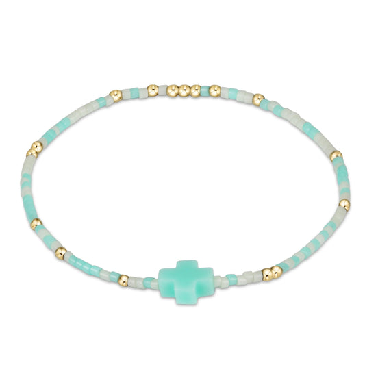 Egirl Hope Unwritten Signature Cross Bracelet - What I Mint To Say