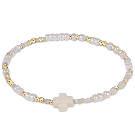 Egirl Hope Unwritten Signature Cross Bracelet - Beauty and the Beach