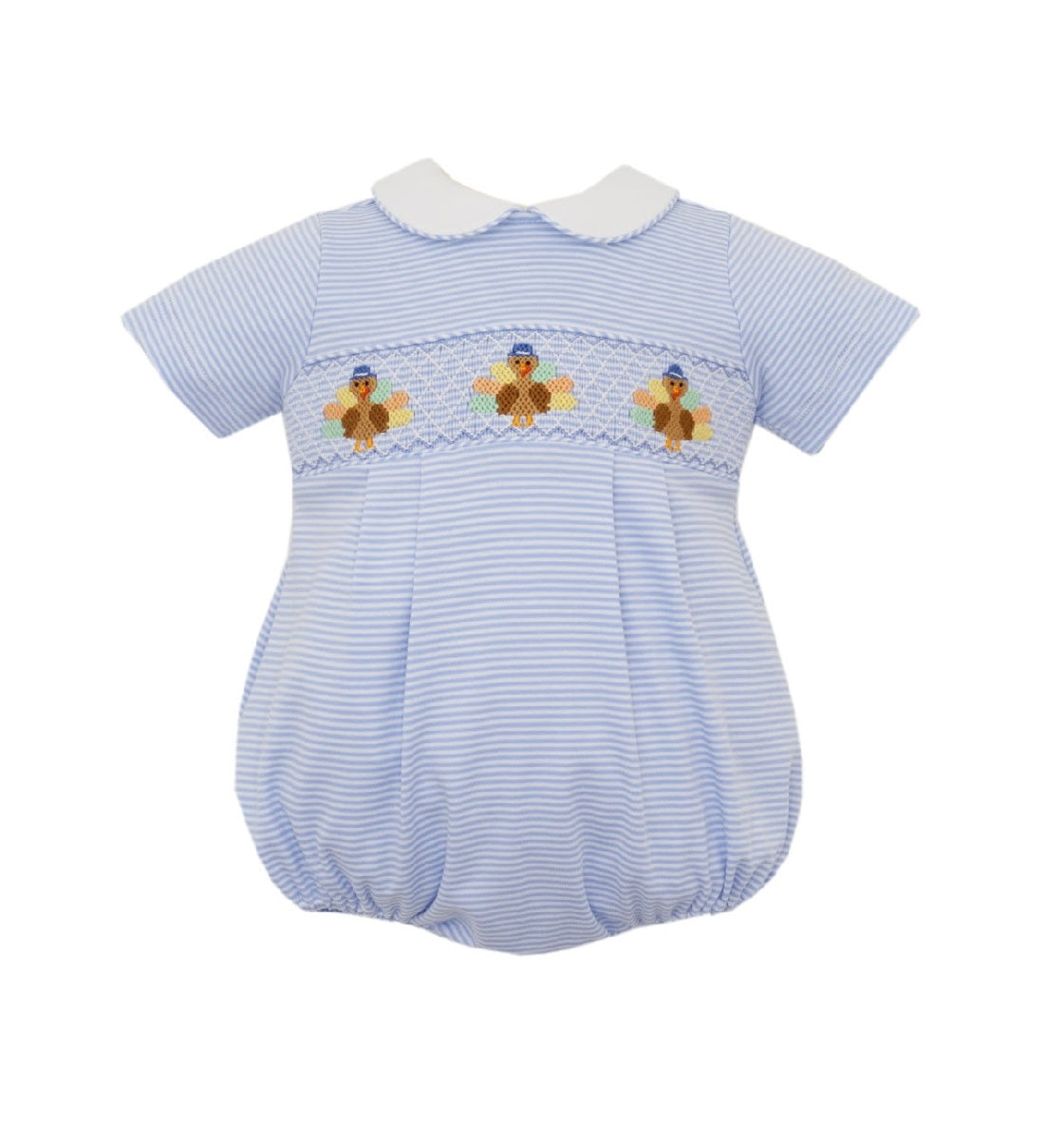Turkey Bubble-Light Blue Knit Stripe