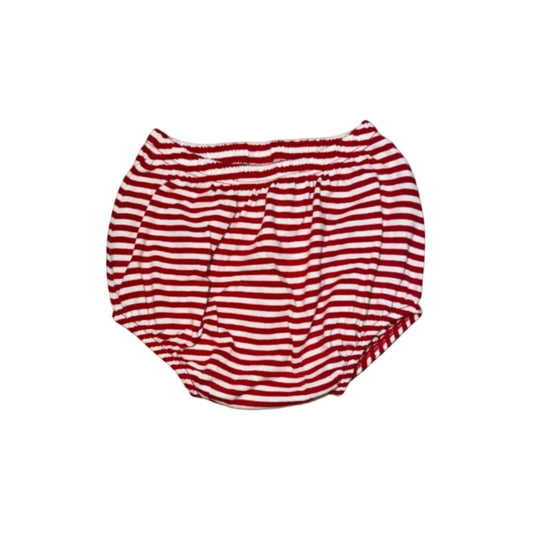 Red Stripe Knit Diaper Cover