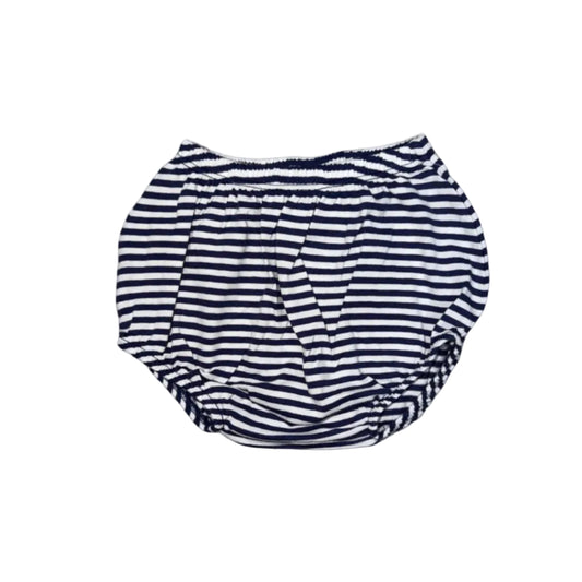 Navy Stripe Knit Diaper Cover