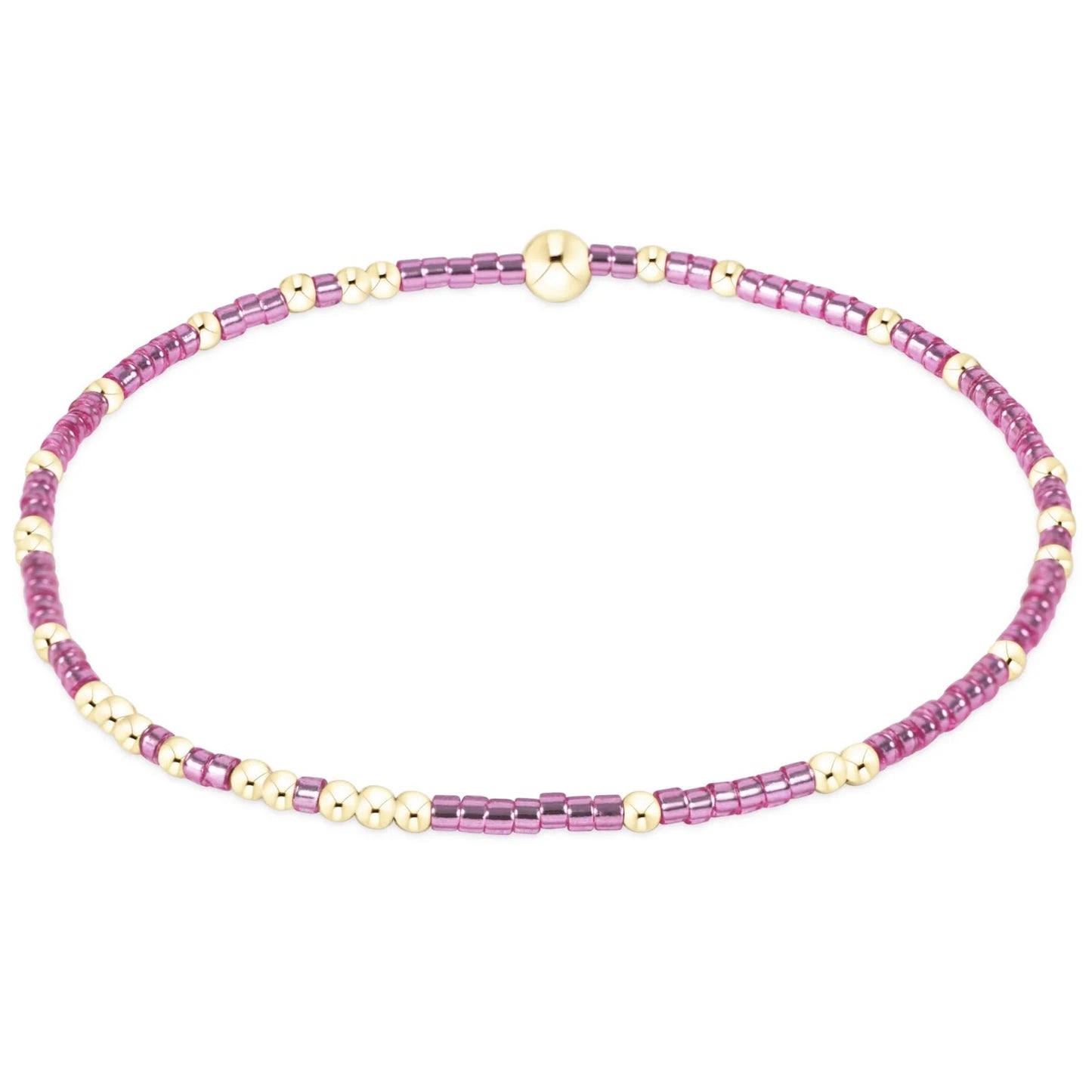 egirl Hope Unwritten Bracelet - Pink Metallic