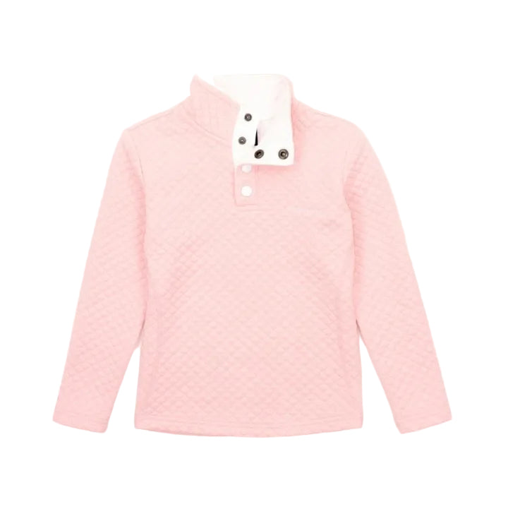 Girls Social Pullover- Light Pink