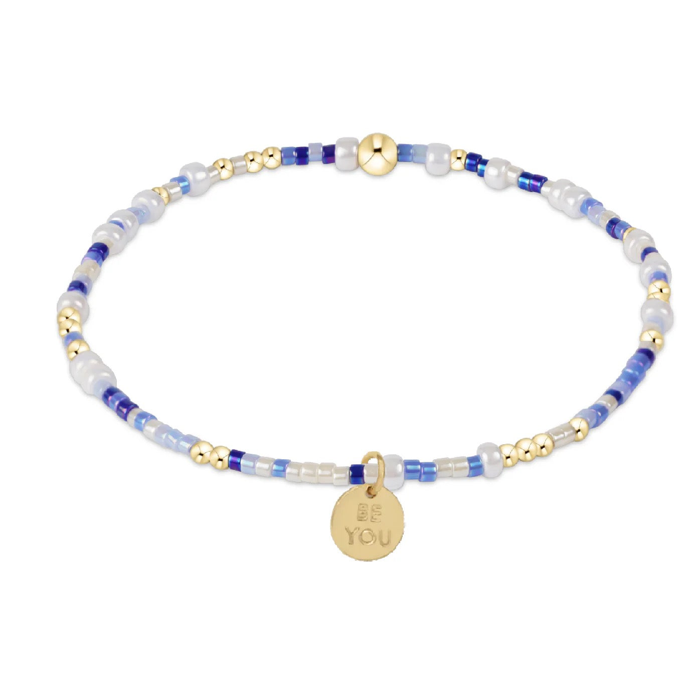 egirl Hope Unwritten Bracelet - Is A Smurf's Butt Blue?  - be you. Small Gold Disc