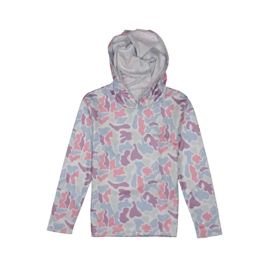 Girls Sportsman Performance Hoodie Cotton Candy Camo