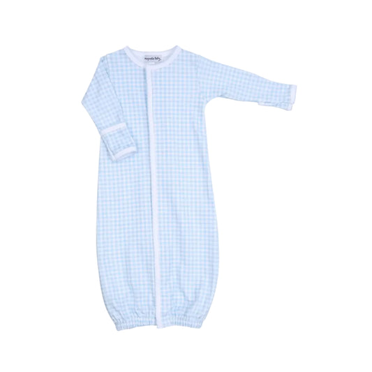 Mini Checks Converter- Light Blue