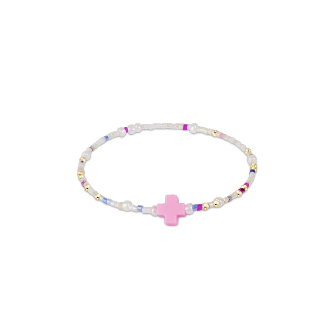 egirl Hope Unwritten Signature Cross Bracelet - With Sprinkles On Top