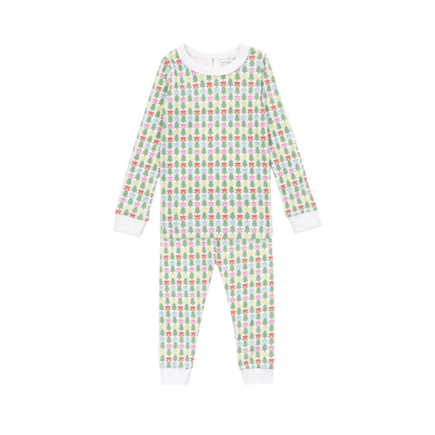 Ava Girls' Pajama Pant Set - Tree Topper Bows