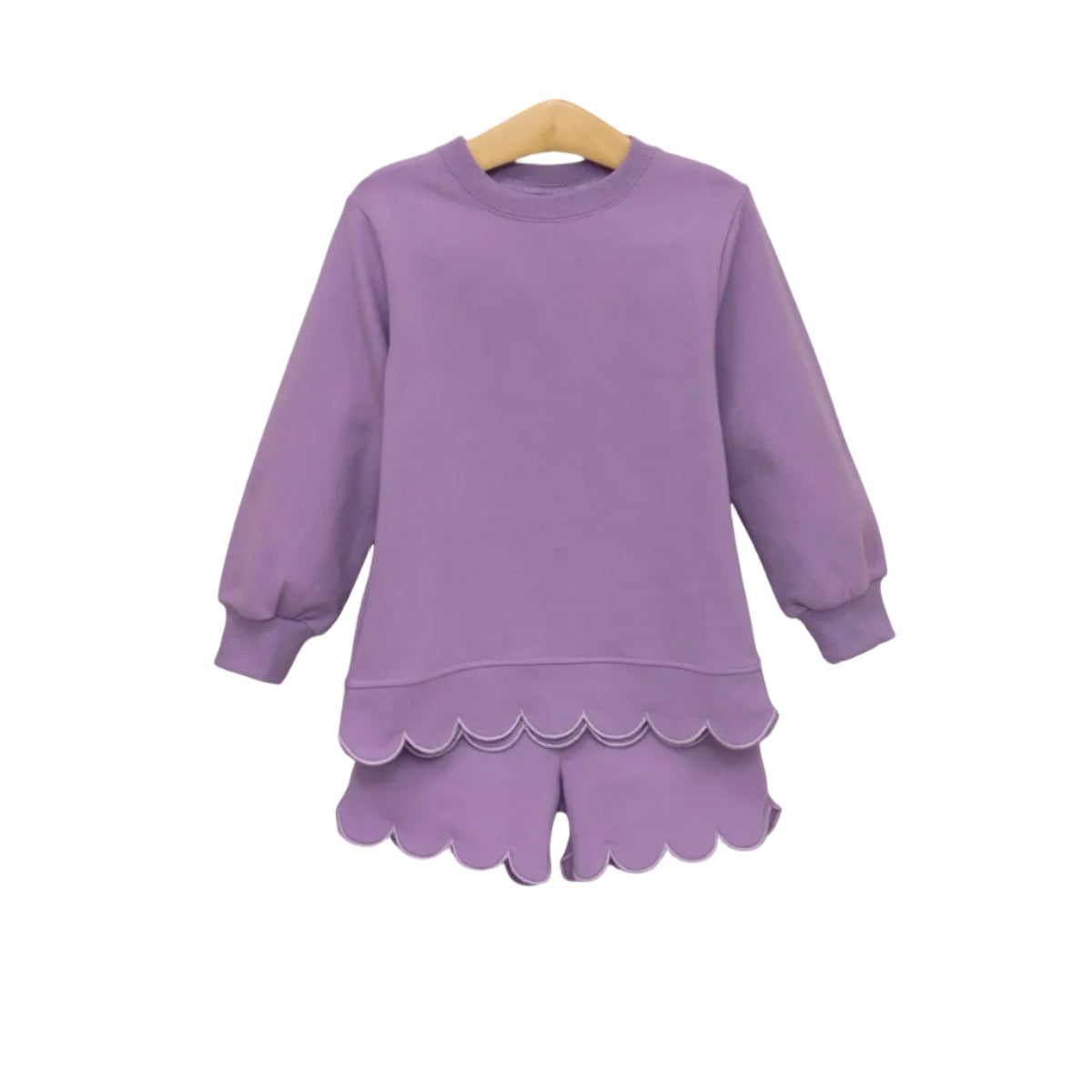 Sophia Scalloped Set- Lavender