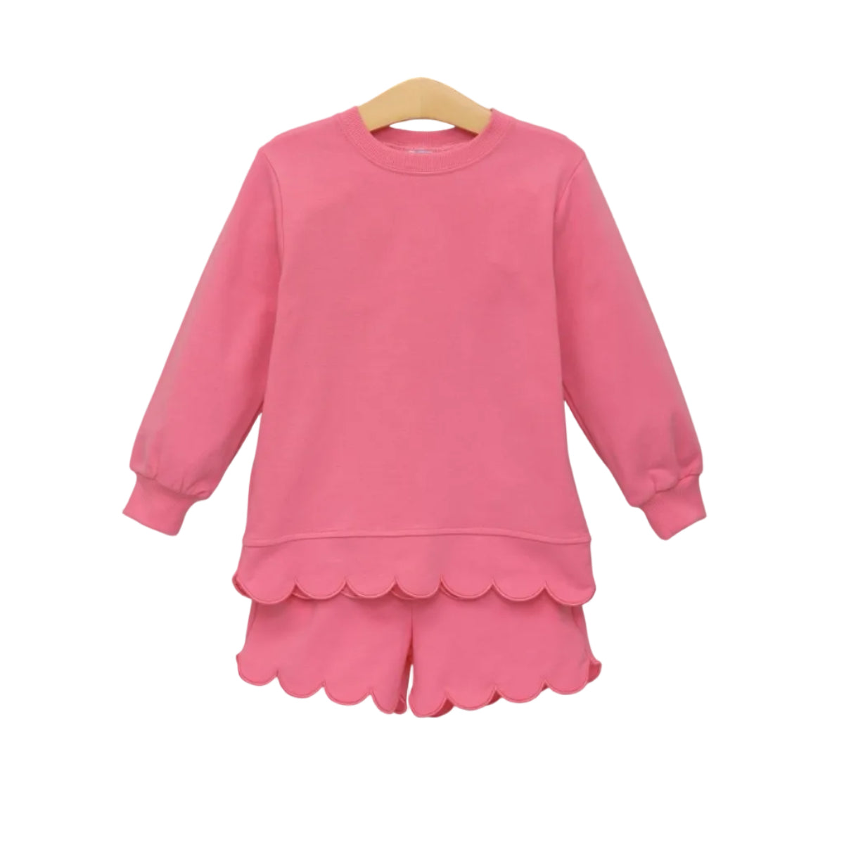 Sophia Scalloped Set- Pink