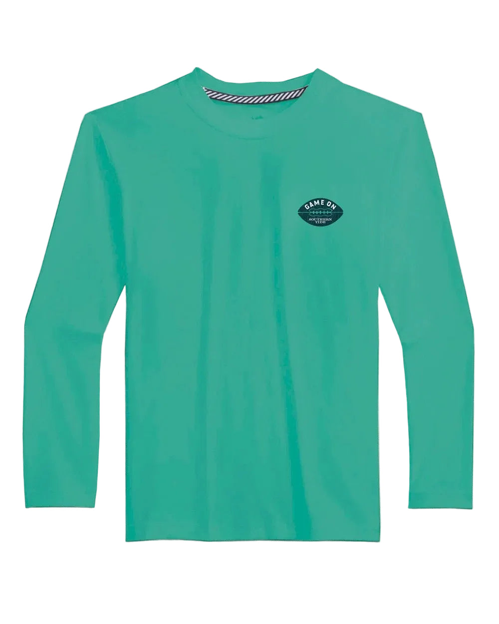 Youth LS Helmet Tee, Persian Green