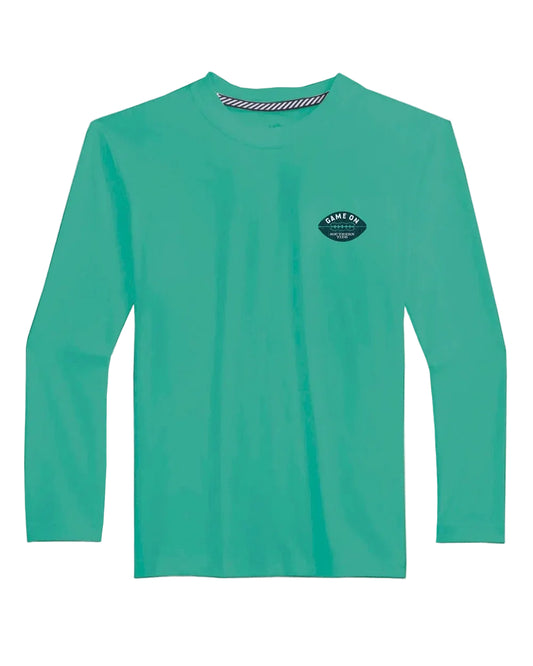 Youth LS Helmet Tee, Persian Green