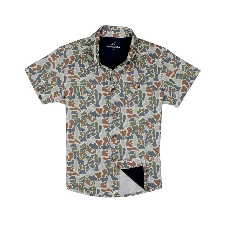 Boys Sportsman Field Shirt Terra Camo