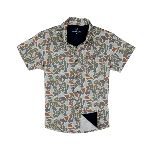 Boys Sportsman Field Shirt Terra Camo