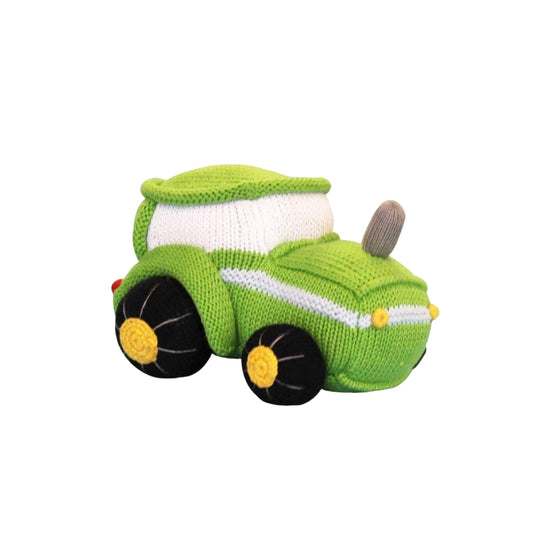 Tobey the Tractor Knit Doll