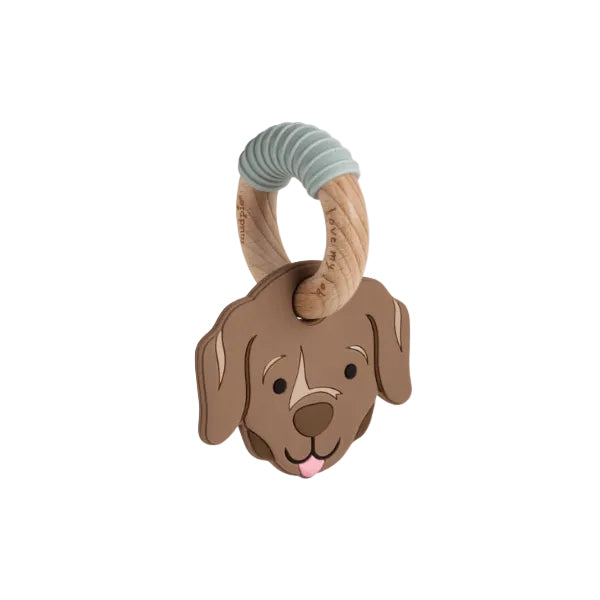 Chocolate Lab Dog Teether