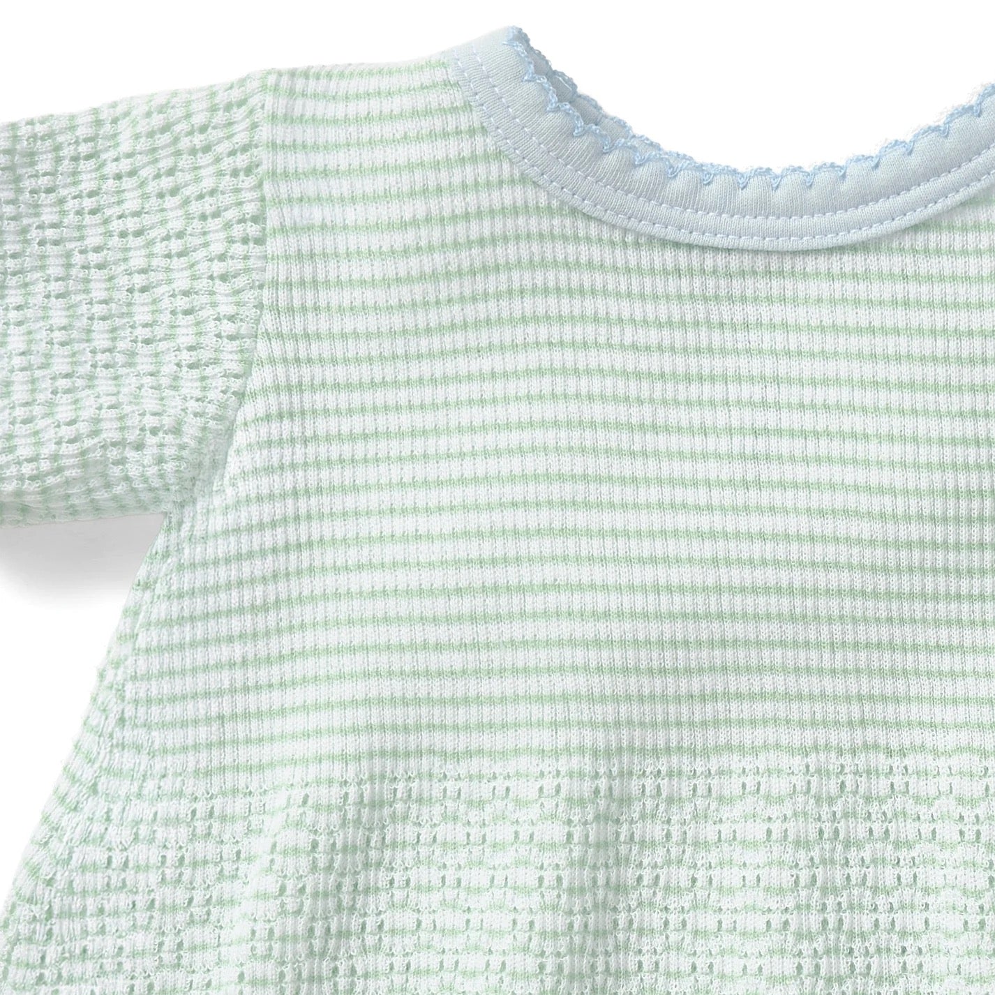 Paty Bubble Mint w/ Blue Trim