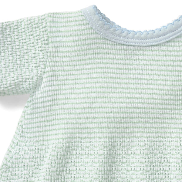 Paty Bubble Mint w/ Blue Trim