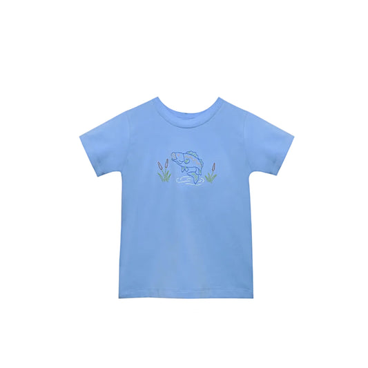 Blue Houston Shirt- Flying Bass