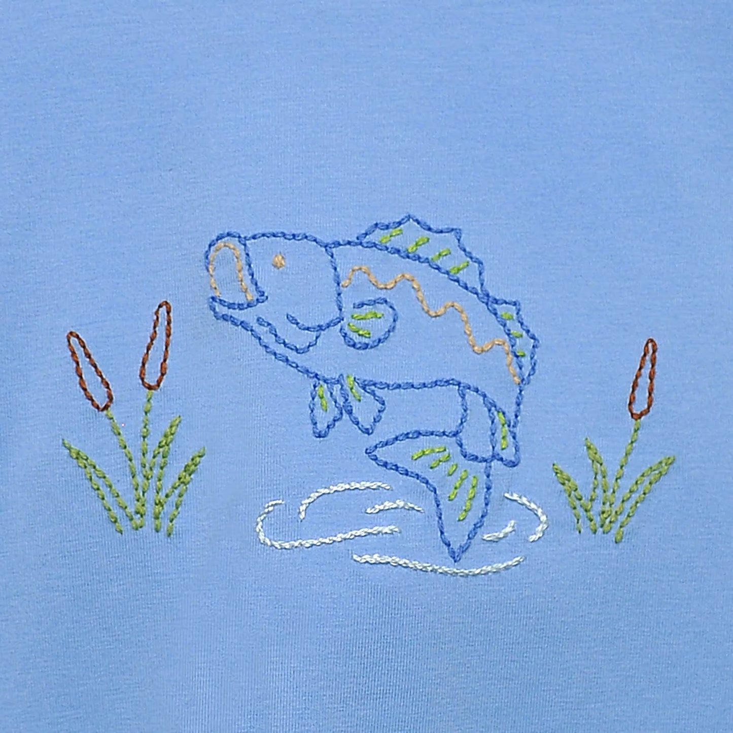 Blue Houston Shirt- Flying Bass