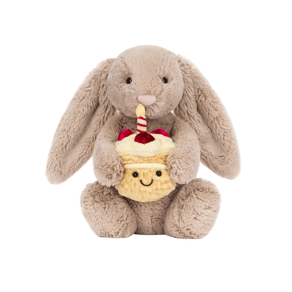 Bashful Beige Bunny 'Birthday'