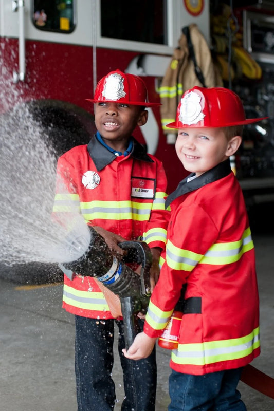 Red Firefighter with Accessories