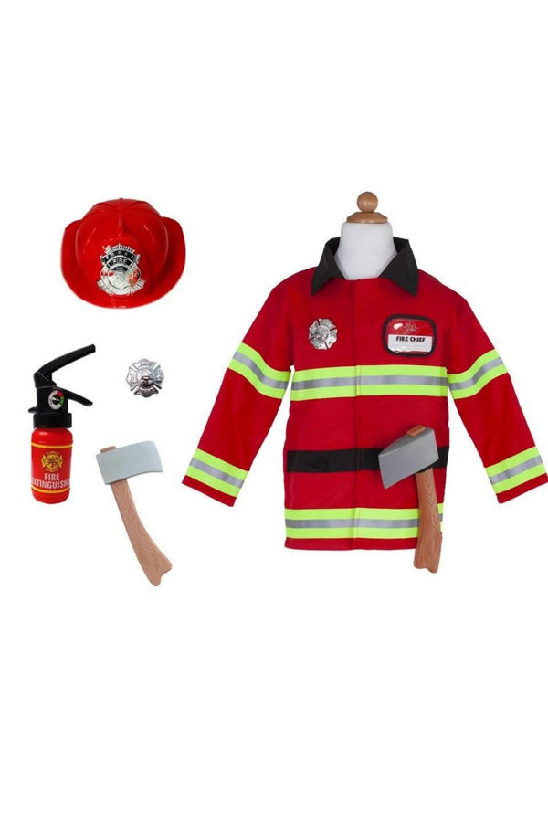 Red Firefighter with Accessories