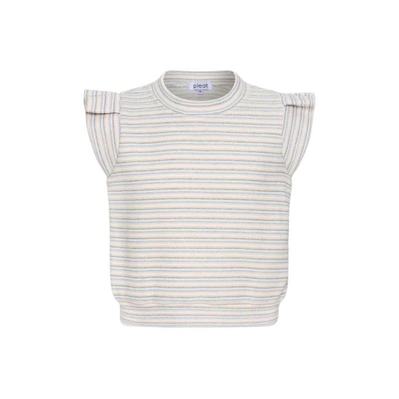 Olivia Top Macaron Stripe Knit