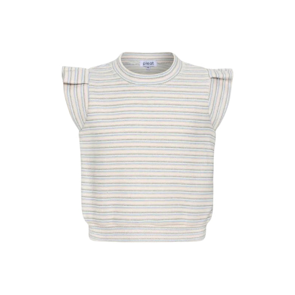 Olivia Top Macaron Stripe Knit