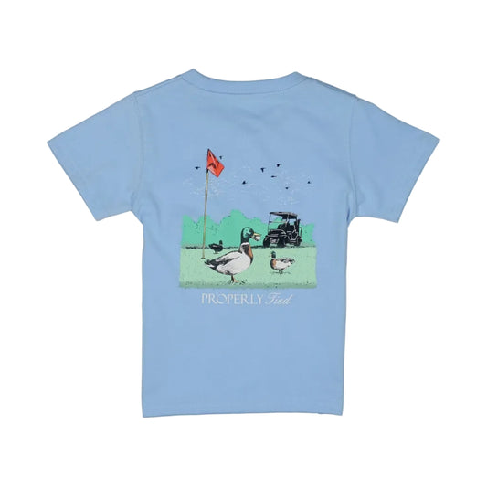Boys Fowl Play SS Light Blue