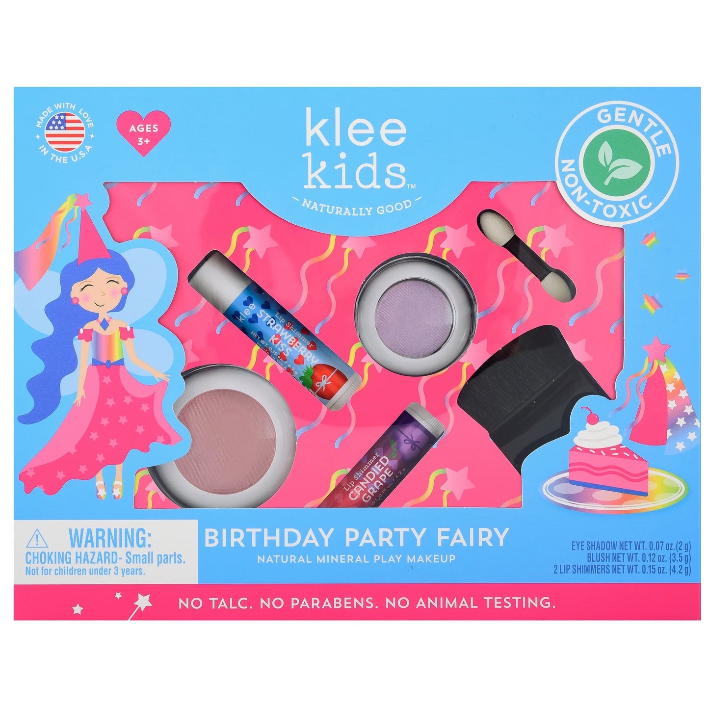 Birthday Party Fairy - Klee Kids Play Makeup 4-PC Kit