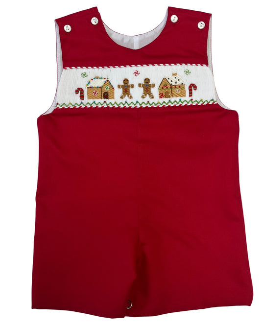 Pete Ginger Bread House Smocked Shortall