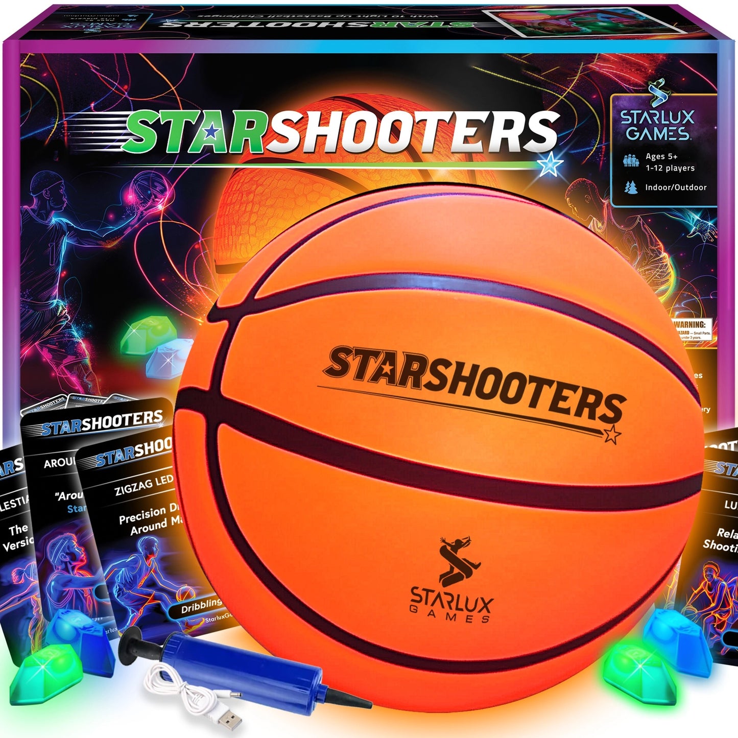 Starshooters Basketball - A Light Up Basketball Game Set
