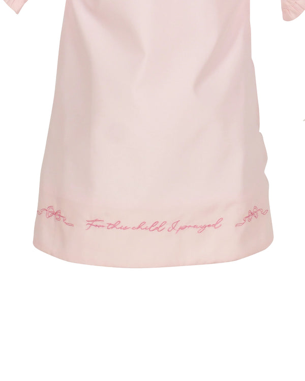 For This Child I Prayed Daygown: Pink