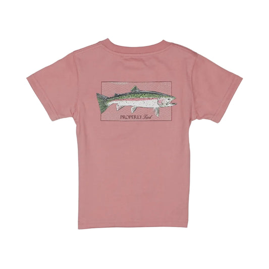 Boys Rainbow Trout SS Salmon
