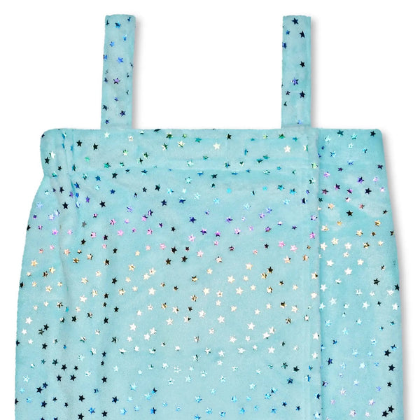 Blue Foil Stars Spa Wrap