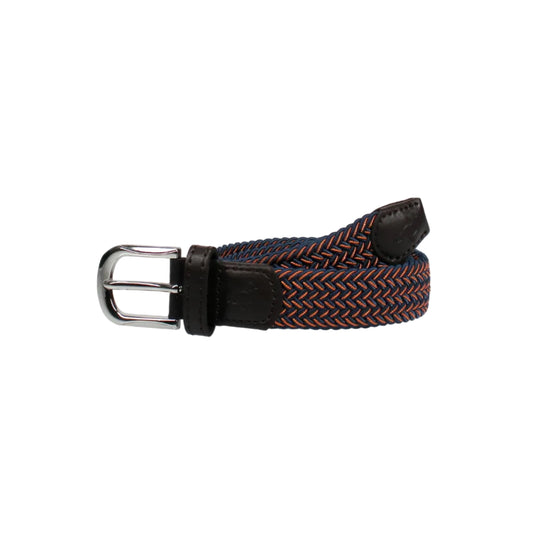 Boys Country Club Stretch Belt Blue And Orange