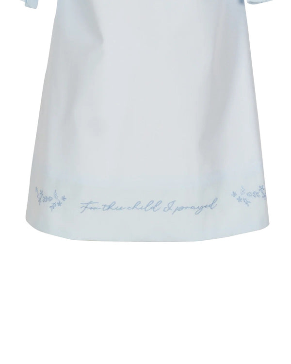 For This Child I Prayed Daygown: Blue