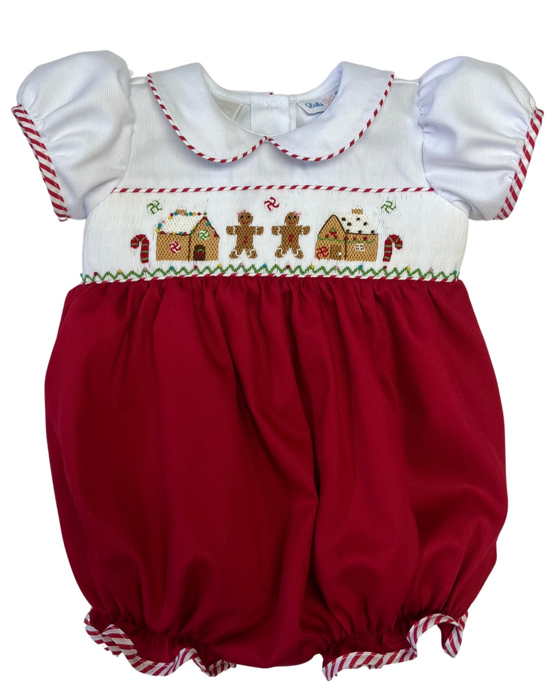 Rosie Ginger Bread House Smocked Waist Bubble