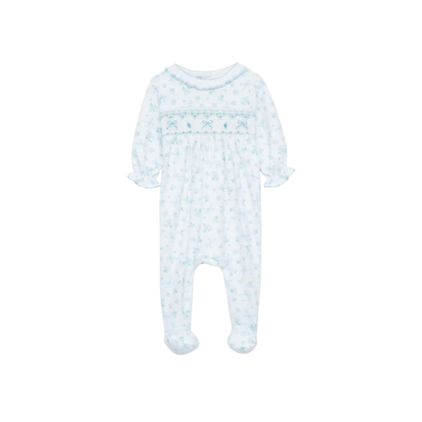 Eloise's Classics Smocked Footie- Sky Blue