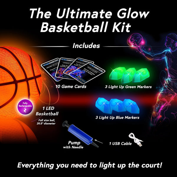 Starshooters Basketball - A Light Up Basketball Game Set