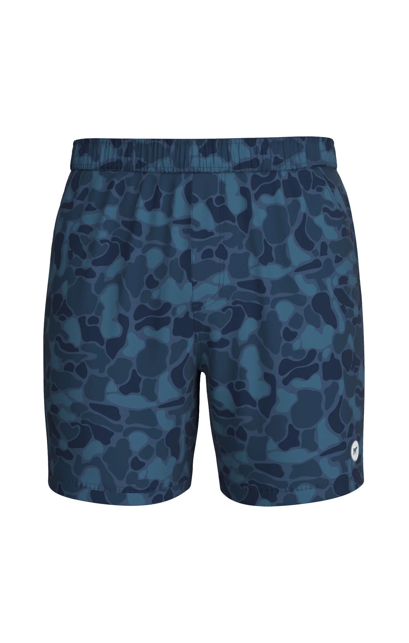 Youth Sun Washed Short Camo Blue