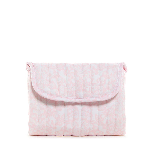 Quilted Changing Mat - Woodland Pink