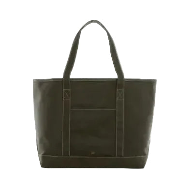 Maxi Tote- Coated Canvas-Large- Olive