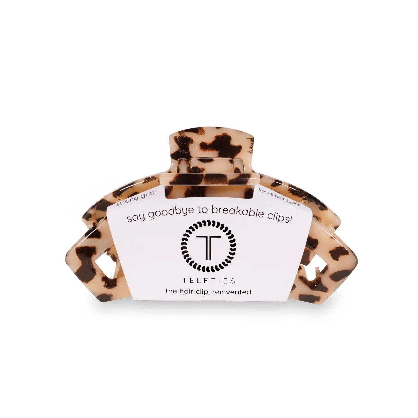 Open Hair Clip | Small | Blonde Tortoise